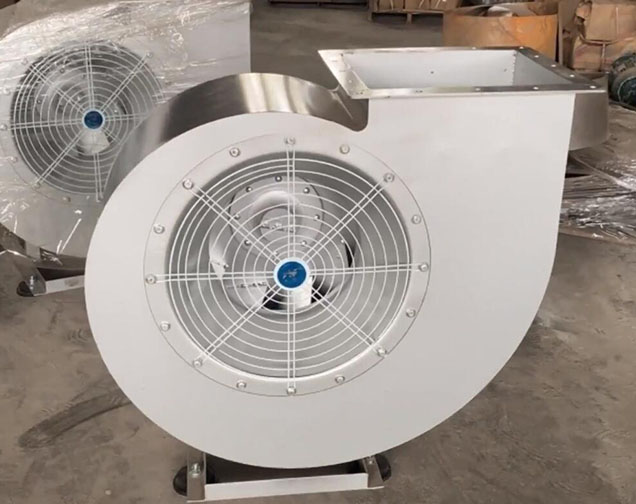 Gegalvaniseerde plaat met negatieve drukventilator